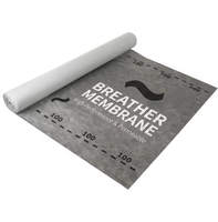 Membrane de toiture respirante imperméable en PP de haute qualité Sohi / Sous-couche de toiture type Tyvek avec fonction anti-vieillissement