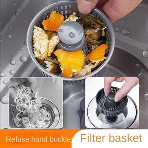 Filtro de acero inoxidable para desagüe de cocina, colador de verduras, tapón para fregadero, suministro para baño y sanitario - Product Image 5