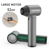 Mini ventilateur industriel puissant, souffleur d'air électrique pour barbier, moteur sans balais 80000 tr/min, sans fil, en alliage d'aluminium, pour voiture