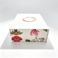 Ensemble de boîtes cosmétiques personnalisées, impression colorée, boîtes rigides en carton, boîtes magnétiques haut de gamme, emballage en papier à rabat, boîte cadeau magnétique