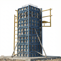 Système de coffrage en acier pour mur en panneaux, type B, réglable, à montage facile, haute résistance pour béton, Minglei