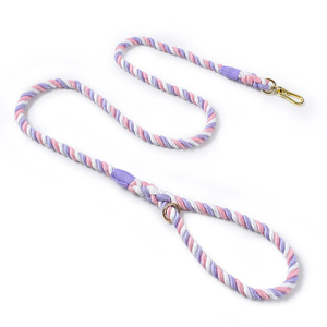 Wholesale Modern Simple Classic Soft Braided Cotton <b>Dog</b> <b>Leash</b> Multi-Color Mixed Gradient Small Medium Large Tiny Durable Daily - Product Image 2