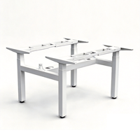 Bureau intelligent électrique ergonomique moderne réglable en hauteur OEM/ODM à 4 pieds avec gestion des câbles pour le travail assis-debout