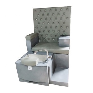 Ghế làm móng kiểu <span class=keywords><strong>spa</strong></span> hiện đại màu xám nhạt cao cấp của Úc có bồn ngâm chân - Product Image 2