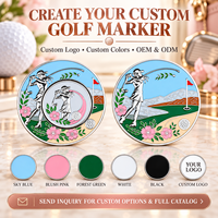 Fournisseur de marqueurs magnétiques pour balles de golf avec des designs en stock pour les tournois de golf et les cadeaux promotionnels