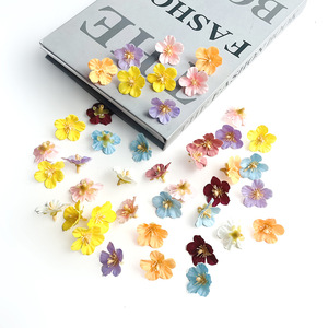 Fleurs artificielles de cerisier, diamètre 2,8 cm, multicolores, accessoires de photographie de mariage, accessoires de décoration intérieure - Product Image 1
