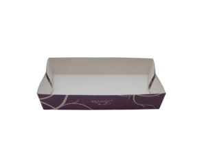 Boîte d'emballage jetable personnalisée pour cupcakes, donuts, pâtisseries, snacks, biscuits, avec couvercle et base, coins collés, pour la restauration rapide - Product Image 4