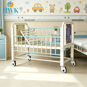 <span class=keywords><strong>Lit</strong></span> <span class=keywords><strong>d</strong></span>'hôpital pédiatrique réglable avec barrières de sécurité pour bébés et enfants, utilisé en clinique hospitalière et en soins à domicile pour la récupération médicale - Product Image 2