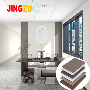 Panneau mural composite PVC en placage de bois de charbon de bambou OEM 5mm/8mm, étanche, écologique, ignifuge pour chambre, bureau et maison - Product Image 2
