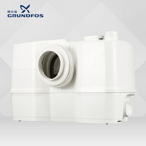 Bomba elevadora de aguas residuales eléctrica Grundfos WC-3 de 0.5 HP con conexión de brida para inodoros y duchas de sótano - Product Image 3