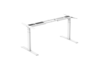 Cadre de bureau électrique moderne Richmat 120 kg à double moteur réglable en hauteur avec gestion des câbles