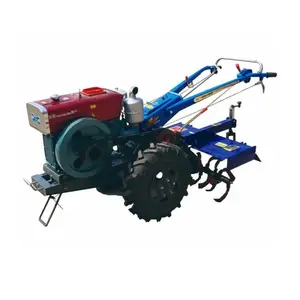 Herramienta de cultivador rotativo para caminar, montaje de tractor, plantador de dos ruedas