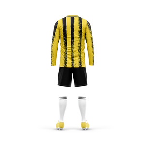 Seragam Jersey Sepak Bola Sublimasi Desain Kustom Lengan Panjang Kaos Camiseta De Futbol - Product Image 2