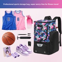 Sac à dos de basket-ball pour étudiants, Oxford, camouflage, imperméable, grande capacité, multifonctionnel, sac de sport à coussin d'air pour hommes et femmes