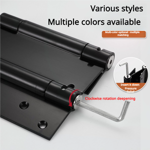Bisagra de resorte de acero inoxidable cierre automático de puerta cierre automático bisagra de rebote de entrada y salida libre bidireccional interior y exterior - Product Image 5