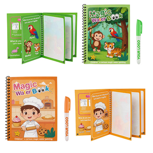 Libro da Colorare ad Acqua con Tema Animali e Natura <span class=keywords><strong>per</strong></span> Bambini 4-6 Anni, Puzzle Magico Personalizzato - Product Image 1