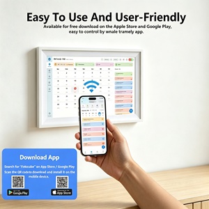 <span class=keywords><strong>Calendario</strong></span> Digital de Pared de 15.6 Pulgadas con Pantalla LCD, Planificador Familiar con Aplicación para Marco de Fotos y Sincronización con <span class=keywords><strong>Google</strong></span> Calendar - Product Image 5