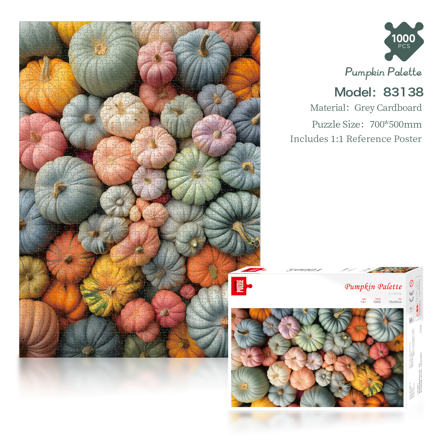 83139 Palette de couleurs citrouille