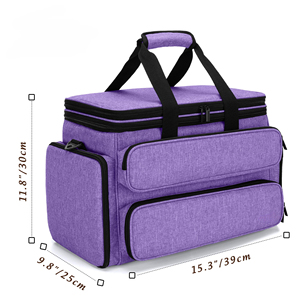 Bolsa de Almacenamiento para Ganchillos con Bolsillos, Bolsa para Herramientas de Tejer - Product Image 1