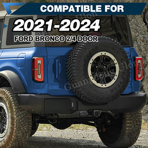 ULON fabrika fiyat çekme aksamı römork Ford Bronco 2021-2024 Hitch alıcı, arka tampon 2 inç çekme kapağı, toz boya - Product Image 6