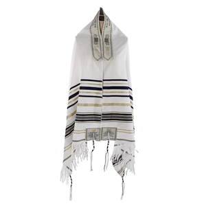 Tallit messianique, châ<span class=keywords><strong>le</strong></span> de prière pour hommes et femmes, en coton, écharpe de prière juive, impression numérique, religion israélienne, culte national - Product Image 4