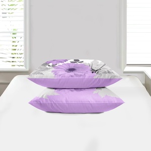 Bộ Khăn trải giường hiện đại 9 chiếc Khăn trải giường vải sợi nhỏ bao gồm 1 ga trải giường 2 vỏ gối 6 rèm cửa - Product Image 4