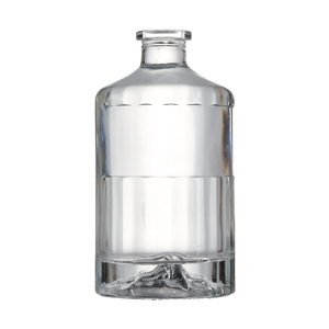 En stock – Bouteille en verre Super Flint de 500 ml pour spiritueux, liqueur, brandy, whisky, vodka, gin, <span class=keywords><strong>rhum</strong></span>, avec bouchon, sérigraphiée, <span class=keywords><strong>prix</strong></span> usine - Product Image 6