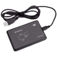 Lector de Tarjetas RFID Inteligentes ISO14443A, Lector de Control de Acceso de Doble Frecuencia con Chip IC, Programador Encriptado, Interfaz USB