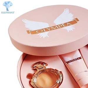 Custom Pretty Mysterious Pink Round Gift <b>Wedding</b> Invitation Box - Product Image 2