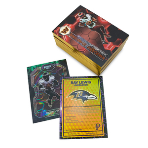 Tarjeta Coleccionable Deportiva Personalizada con Impresión Holográfica Exquisita, Bordes Dorados y UV Localizado KK-2025043003 - Product Image 1
