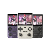 GAMINJA K36 Émulateur de jeu Linux Open Source, écran IPS HD de 3,5 pouces, console de jeu vidéo portable rétro