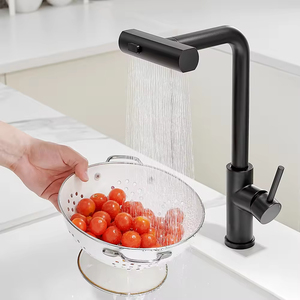 Kawal nóng bán linh hoạt Spout 360 độ bếp tap touchless Thác chìm vòi nước van gốm Lõi vòi Nước Nhà Bếp - Product Image 4