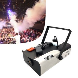 Équipement de scène DJ Durable, <span class=keywords><strong>brumisateur</strong></span> de pulvérisation oblique horizontale à effet de <span class=keywords><strong>colonne</strong></span> d'air, télécommande IR et DMX 512 1500w, machine à fumée avec minuterie - Product Image 1