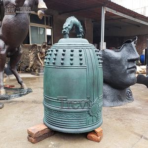 Logam Antik Religius Kuningan Perunggu Hitam Gereja Pintu Bel Dering untuk Dijual - Product Image 5