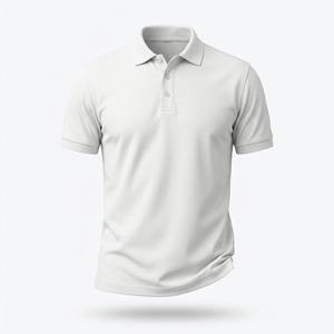 Polo homme 100% coton, manches courtes, polo personnalisé, coupe ajustée, uni, décontracté, fabricant OEM - Product Image 1