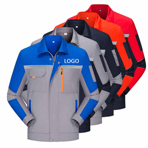 Bán Buôn Chất Lượng Cao Làm Việc Quần Áo Bền Đồng Phục Thiết Lập Quần Áo Làm Việc Tùy Chỉnh Thiết Kế Ngắn/Dài Tay Áo Làm Việc Áo Khoác Người Đàn Ông Thấp Moq - Product Image 2