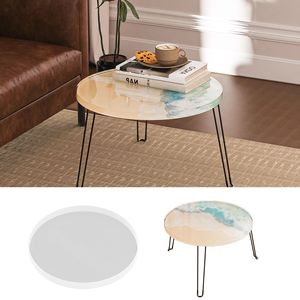 Molde Circular Grande de Silicona para Manualidades de Resina, Mesa de Centro de Escritorio Creativa, Diseño PARA EL Hogar, Salas de Estar, Dos Tamaños Disponibles - Product Image 1