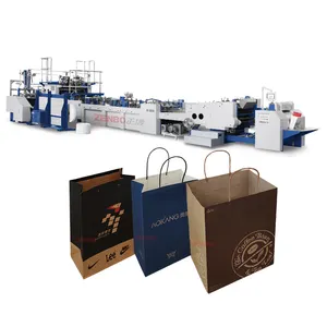 Zenbo paper bag machine fully automatic sheet feeding paper bag making machine ZB1260S-450