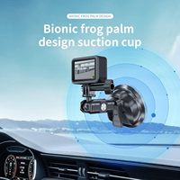 Support de téléphone pour voiture TELESIN avec ventouse pour pare-brise, fenêtre, tableau de bord, bateau, véhicules - Compatible avec les caméras Osmo Insta360