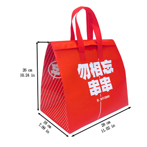 Tùy Chỉnh Tái Sử Dụng Không Dệt Nhiều Lớp Cách Nhiệt Giữ Nhiệt Độ Lạnh Cầm Tay Takeaway Túi Nước Giải Khát Nhiệt Túi Cho Sữa Thực Phẩm - Product Image 6