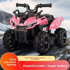 Nouveau modèle de voiture électrique télécommandée pour enfants, quad pour garçons et filles, véhicule tout-terrain rechargeable à quatre roues, pour les enfants de 1 à 6 ans - Product Image 1
