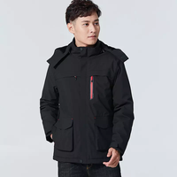 Veste chauffante légère à batterie électrique rechargeable, imperméable et isolée pour hommes et femmes