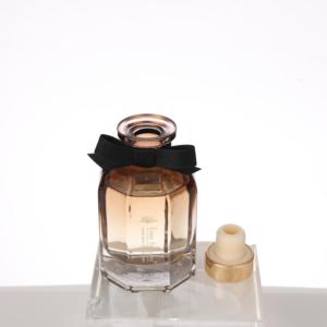 Màu vàng Gradient lá vàng Logo khuếch tán sậy sang trọng lâu dài không khí thơm chai thủy tinh khuếch tán - Product Image 2