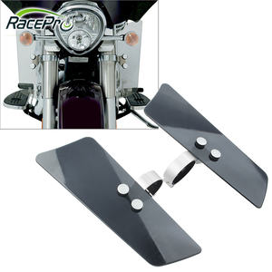 RACEPRO moto vento forcella deflettore aria per Honda Shadow per Yamaha Road Star V-Star per <span class=keywords><strong>Suzuki</strong></span> Boulevard per Kawasaki <span class=keywords><strong>Vulcan</strong></span> - Product Image 3