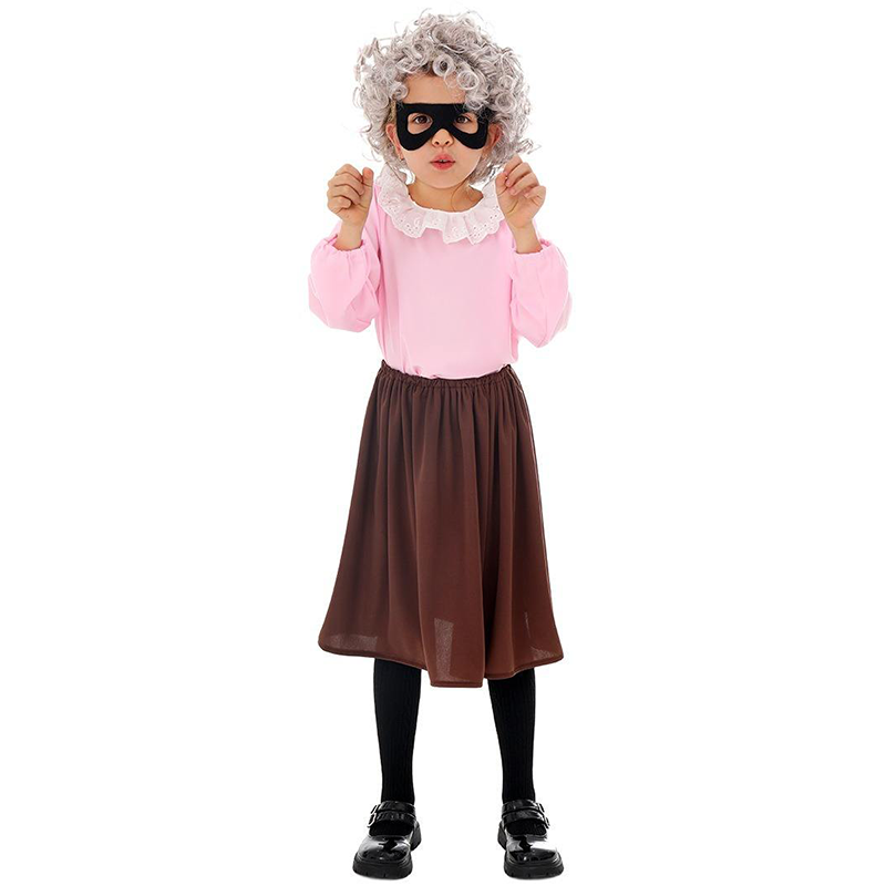 Hot Sale Kids' Granny Dress Costume for 100 Days of School, Vintage Granny  Suit for Girls, Perfect for Halloween Parties