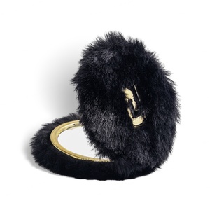 กระจกสองด้านทรงกลมขนฟูเนื้อนุ่มคุณภาพสูง ขายดี - Product Image 5