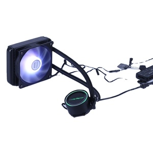 DC 12v en-dile a 1150 de 1151 1155 AMD de juego de ordenador de refrigeración LED ventilador de agua líquida PC <span class=keywords><strong>cpu</strong></span> cooler disipador de calor bloque - Product Image 6