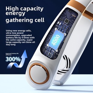 Có thể đeo tai nghe thiết kế <span class=keywords><strong>USB</strong></span> sạc di động cá nhân cổ làm mát Fan hâm Mộ Cổ cho ngoài trời trong nhà - Product Image 3