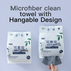 Paños de Cocina de Microfibra para el Hogar, Paquete de 30, Portátiles, para Colgar en la Pared, Paños de Microfibra para Baño - Product Image 2