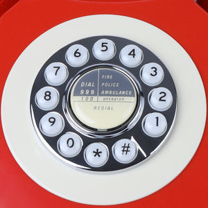 <span class=keywords><strong>Téléphone</strong></span> <span class=keywords><strong>fixe</strong></span> filaire antique à gros boutons, <span class=keywords><strong>téléphone</strong></span> analogique pour chambre d'hôtel - Product Image 4